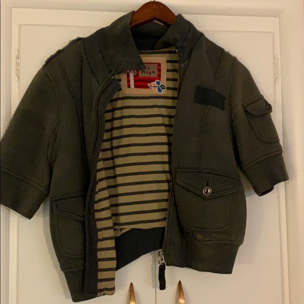 Free people short sleeve jacket